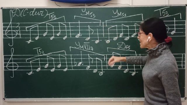 Работа с Диктантом в тональности C-dur . смотреть онлайн