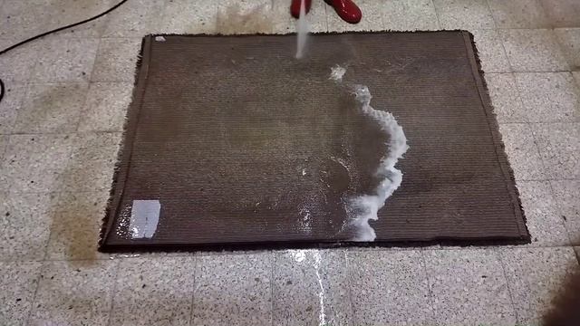 Dirtiest Carpet - Extremely Dirty Garden Barbecue Carpet Cleaning Satisfying  ASMR