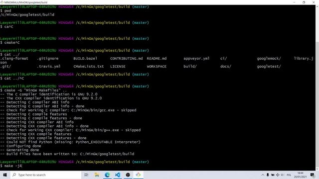 Install Google Test on Windows смотреть онлайн