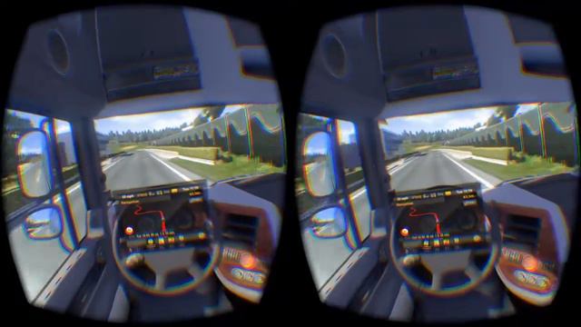 Euro Truck Simulator 2 on the Oculus Rift DK2 смотреть онлайн