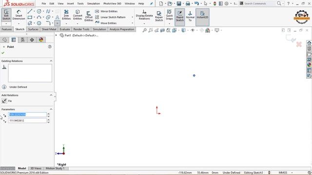 SolidWorks Tutorial: How to use Sketch Point смотреть онлайн
