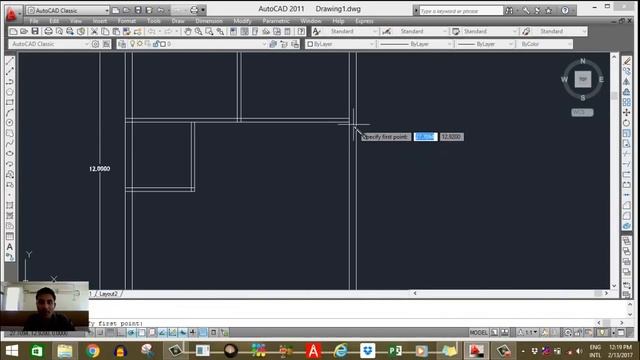 Draw home plan in AUTOCAD in HINDI part -1 by Parag Pal смотреть онлайн