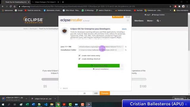 Descargar e instalar IDE ELICPSE 2021 para empezar a programar en JAVA смотреть онлайн