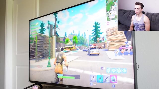 $400 Gaming PC vs PS4 PRO! - High Res. Gaming from the Couch! (ft. TCL & mCable) смотреть онлайн