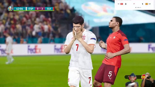 #1, #45, QUATERfinal, eurocup, swiss vs spain, gazprom arena, #swispa, #spaswI #pes2021, #gameplay смотреть онлайн