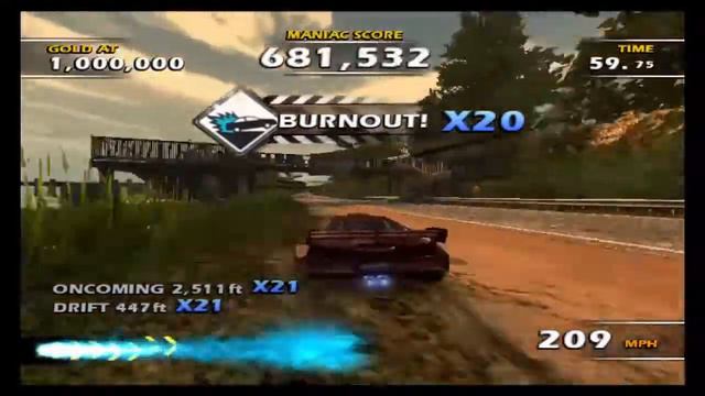 Burnout Dominator - Final Race: Total Maniac 100 Completion