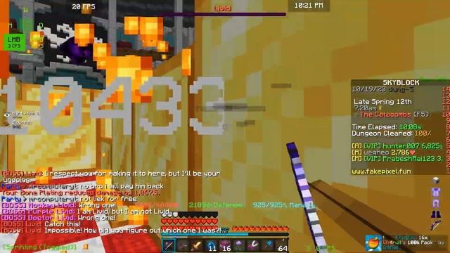 How to DO FLOOR 5 EASILY in Fakepixel Skyblock. смотреть онлайн