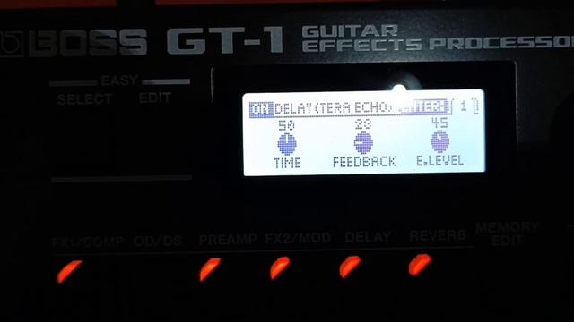 BOSS GT-1 drive and lead tone tutorial смотреть онлайн