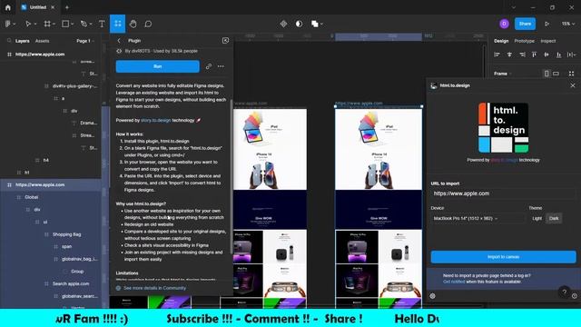 Convert any website into design in 2min !!! | html to design | Figma plugin tamil смотреть онлайн