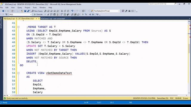 31.How many ways we can use Source Table in Merge Statement in SQL Server || Telugu смотреть онлайн