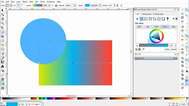 Inkscape | How to change the colour and style of objects | ⚡ Quickie ⚡ смотреть онлайн