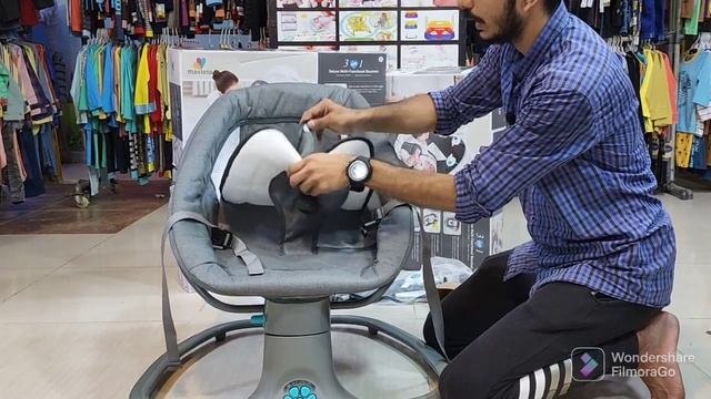 HOW TO SET UP - MASTELA 3 in 1 DELUXE MULTI FUNCTIONAL SWING BASSINET - How To Assemble - Unboxing смотреть онлайн