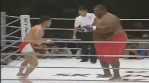 Бои ММА  Толстяк негр против белого