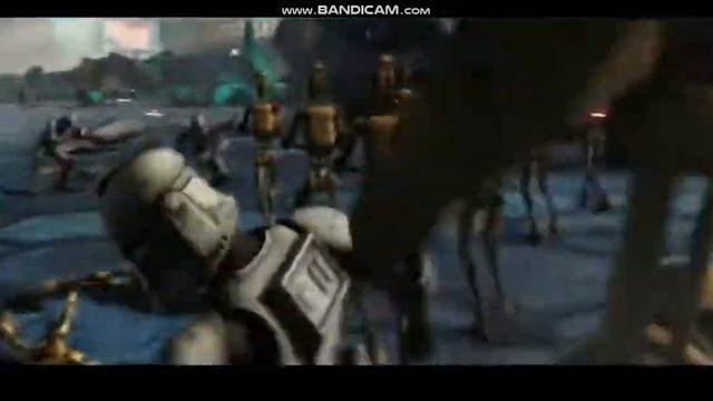 The clone who punches a B1 droid смотреть онлайн