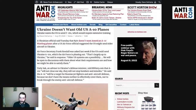 Antiwar News 7/28/22: Blinken to Talk With Lavrov, Senate Passes $280 Billion China Bill, and More смотреть онлайн