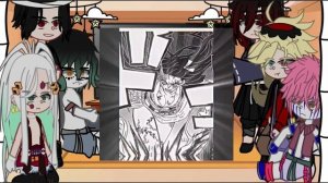 Upper moon+muzan react to nezuko||1/2||daki vs nezuko//kenma_simp//lil manga spoilers⚠️//