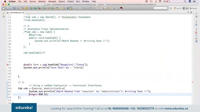 Lambda Expressions in Java | Java Lambda Tutorial | Java Certification Training | Edureka Rewind - смотреть онлайн