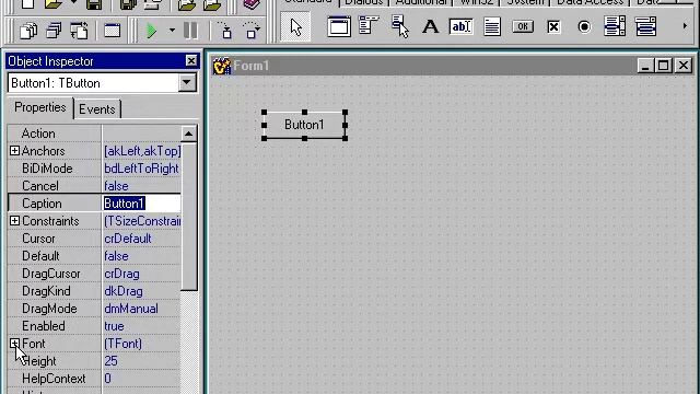 7 Инспоктор объектов C++ Builder смотреть онлайн