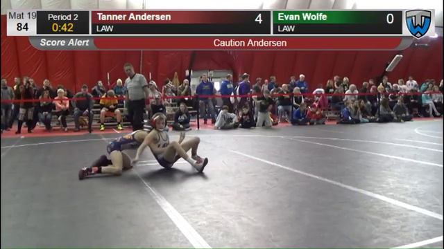 84 Evan Wolfe LAW vs Tanner Andersen LAW 6475426104 смотреть онлайн