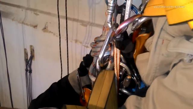 Спасработы - снятие с короткого звена / Short link rescue - turned carabine смотреть онлайн