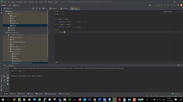 جملة الشرط IF في لغة بايثون #10 || the if condition in python #10 смотреть онлайн