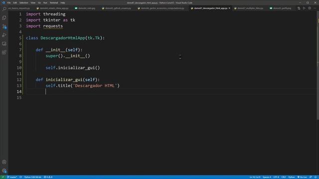 Python Curso V2: 763 3/8 Aplicación Tkinter para Descargar Contenido HTML Usando el Módulo threadin смотреть онлайн