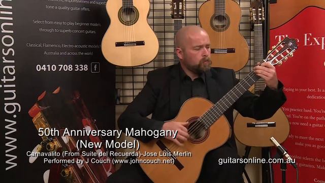 Alhambra Guitar, Model 50th Anniversary Mahogany-Carnavalito Interpreted by John Couch смотреть онлайн