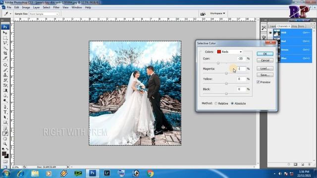 Blue Color Grade Effect Use Lab Color Photoshop Tutorial In Hindi 2022 [Hindi/Urdu]