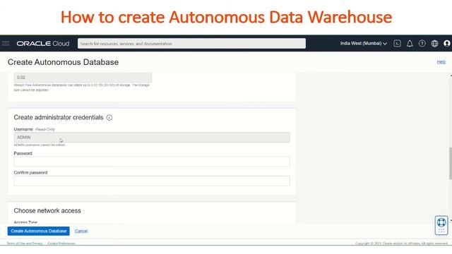 #Autonomous #CloudDB #Database | Create Autonomous Data Warehouse смотреть онлайн