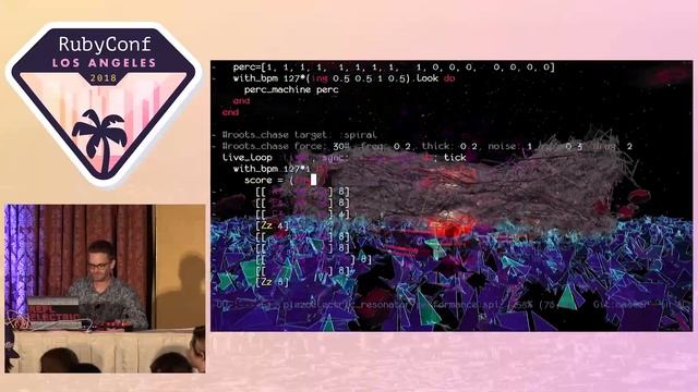 RubyConf 2018 - d[-_-]b REPL-ELECTRIC by Joseph Wilk смотреть онлайн