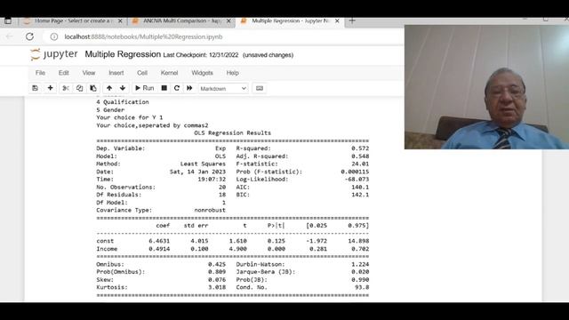 Data Analysis with Python Part 28- Multiple Regression смотреть онлайн