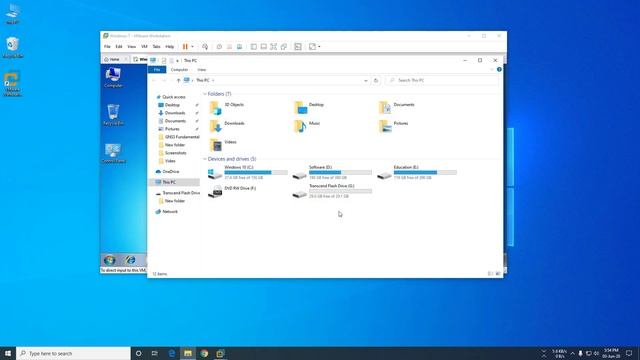 How to Access Pendrive from Virtual Mechine in Vmware Workstation Pro смотреть онлайн
