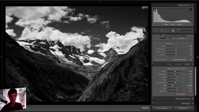 Tutorial Lightroom 3 - 06 - Fare un bel bianco e nero, pannello copia-incolla смотреть онлайн