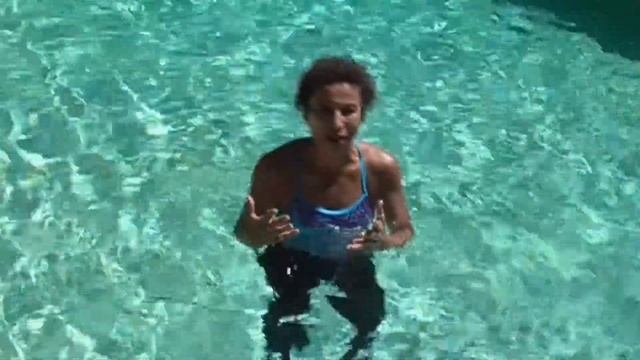 Aqua instructor tip - Cross country ski combinations! Working with speed and rhythm! Check it out ? смотреть онлайн
