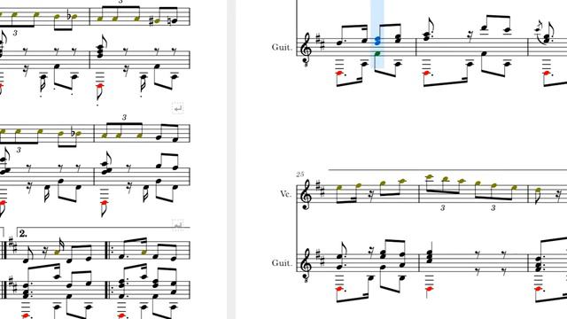 Habanera (Georges Bizet opera Carmen, easy cello and classical guitar duet ноты классической гитаре смотреть онлайн