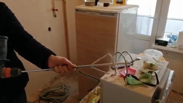 Лайфхак строительный. Как почистить венчик для перфоратора. Проблемы перфоратора.