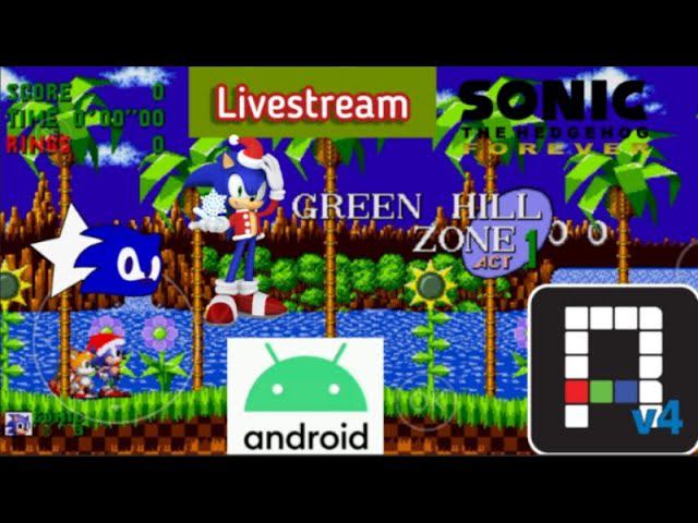 Sonic The Hedgehog Forever Decompilation RSDKV4 Android walkthrough ASMR Livestream #1 смотреть онлайн