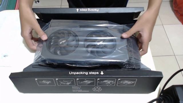 Unboxing VGA Asus Dual EVO Nvidia GeForce RTX 2060 6G. смотреть онлайн