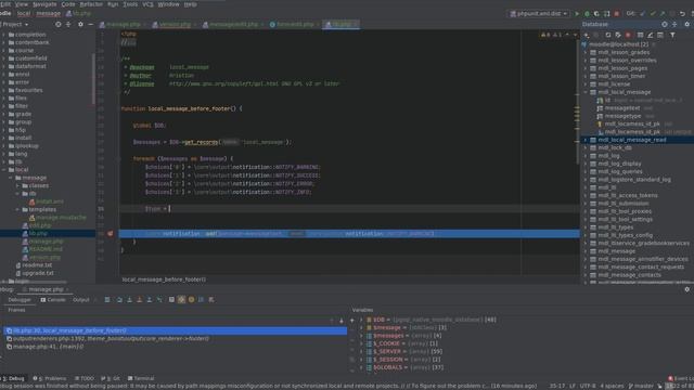 Moodle plugin developer tutorial - display dynamic notification #6 смотреть онлайн