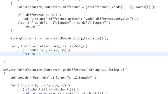 LeetCode 269. Alien Dictionary (DFS - Java) смотреть онлайн