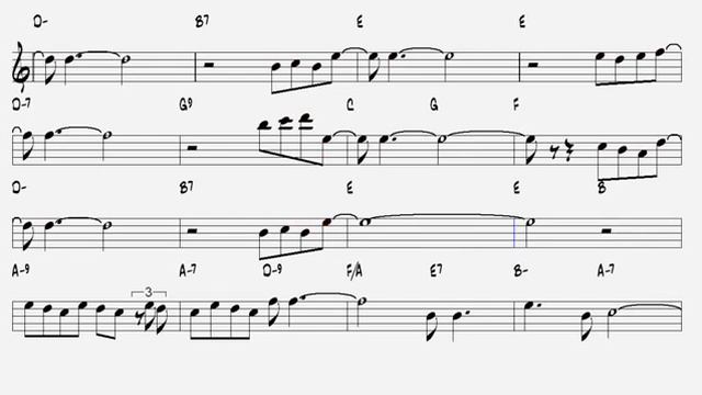 Emmanuelle Michel Legrand Alto Sax Saxophone Sheet Music play Along смотреть онлайн