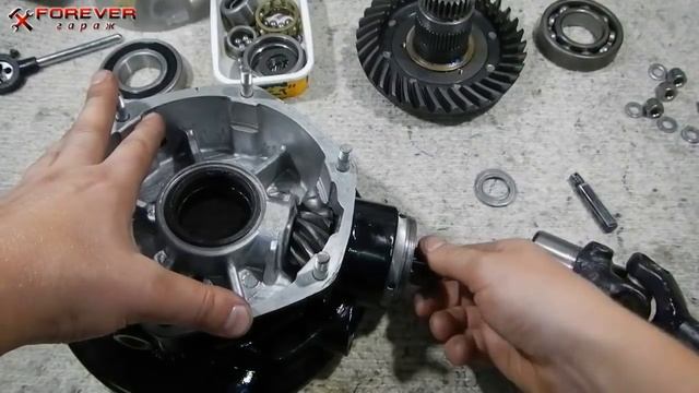 Проект Днепр 666: #36 Сборка и регулировка редуктора ГП смотреть онлайн