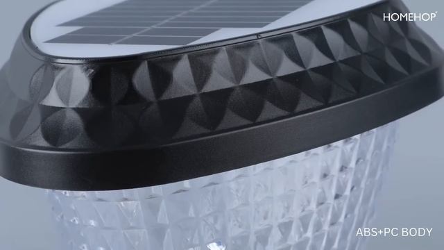 Solar Lights for Gate Pillar Outdoor Waterproof Pillar Wall Decoration Lamp смотреть онлайн