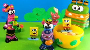 Куми Куми Лучшие любимые 3 серии Kumi Kumi Губка Боб, Цветок лотоса, сюрпризы с героями Диснея