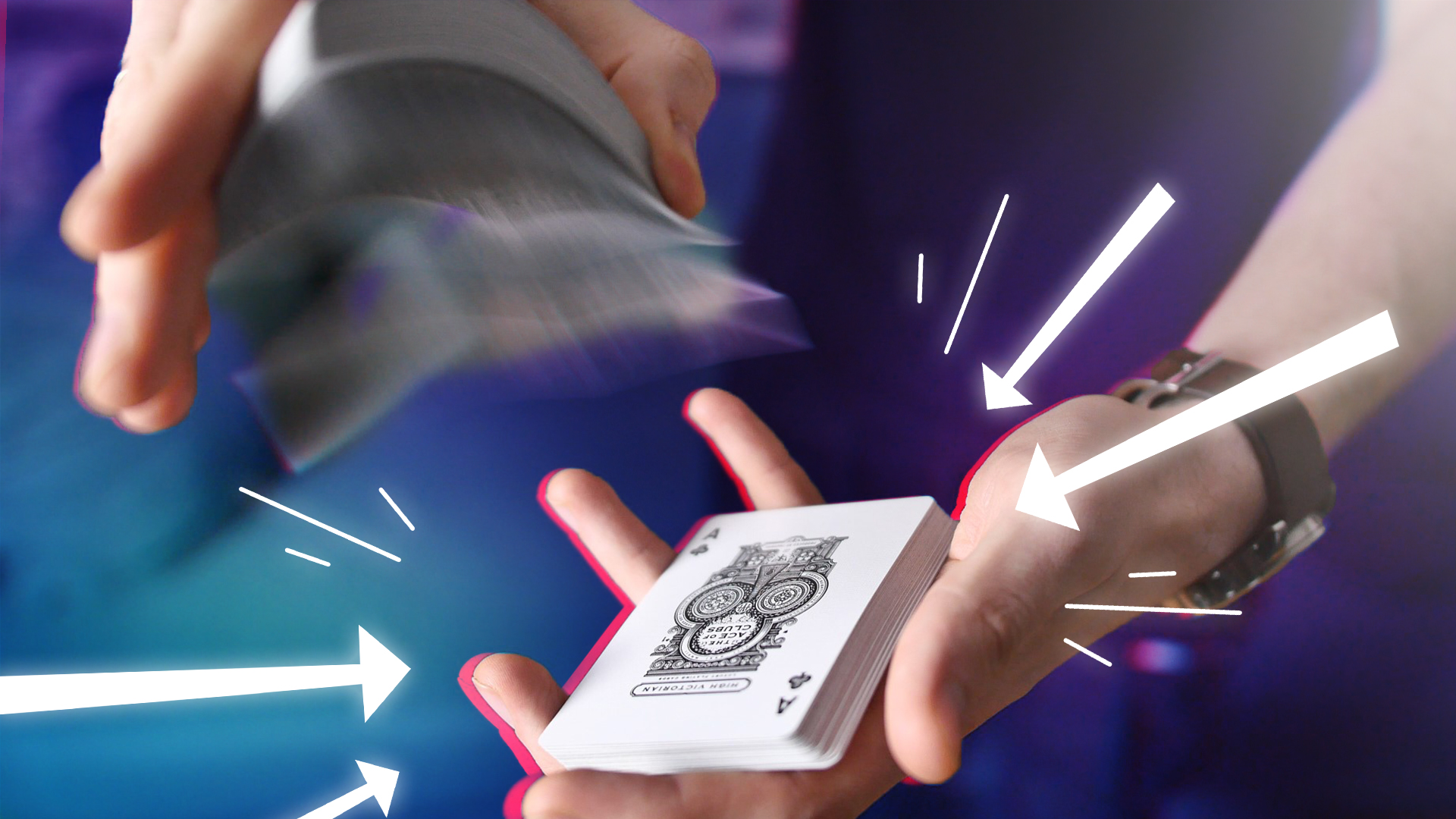 МОЩНОЕ ПРОЯВЛЕНИЕ ТУЗОВ ИЗ КАРТОЧНОЙ ПРУЖИНКИ!!! ОБУЧЕНИЕ ФОКУСАМ смотреть онлайн