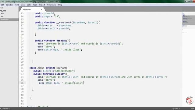 Bangla Object Oriented PHP Part-10 (Access Modifiers) смотреть онлайн
