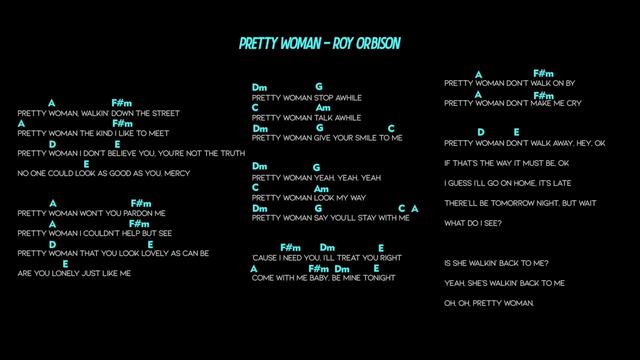 Roy Orbison - Pretty Woman (Karaoke & Backing Track) Low key S52 смотреть онлайн