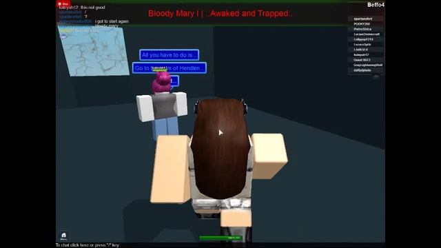 Bloody Mary scary, Walkthrough Roblox смотреть онлайн