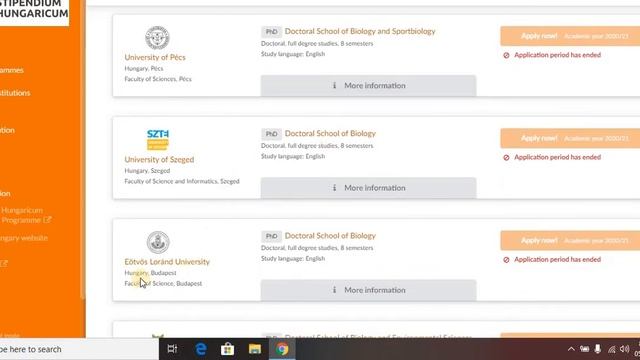 Stipendium Hungaricum Scholarship 2021| смотреть онлайн