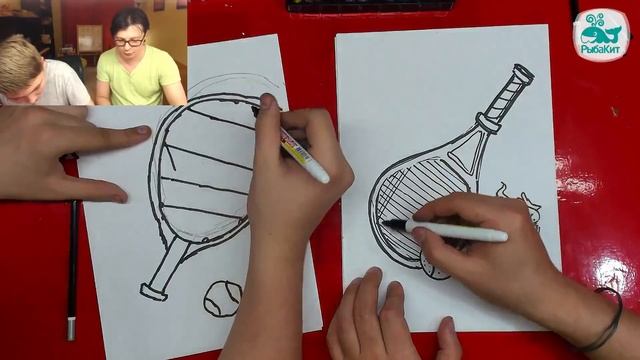 ТЕНИС - красивый спорт / рисуем спорт смотреть онлайн